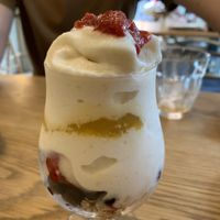 Mind melting, vegan ice cream parfait whipped goodness  at Kumeys in Tokyo