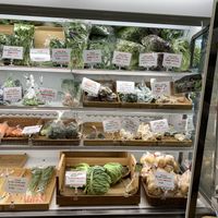 Plastic wrapped organic produce, it’s the norm  at Kumeys in Tokyo