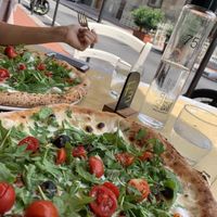 Perfect Pizza with a completly different but delicious taste!  at Pizzeria del Ponte in Recco