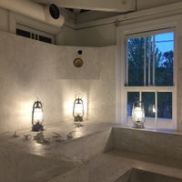 First floor seating area at Walden Woods in Kyoto