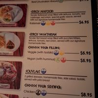 Menu m at Elia Greek Kitchen in Siem Reap