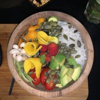 Vegan poke bowl   at Broc The Kasbah in Marrakech