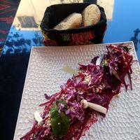 Beet Root Addict. (Beet salad with some feta cheese) at Broc The Kasbah in Marrakech