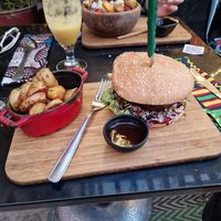 Italian burger at Broc The Kasbah in Marrakech