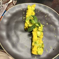 Tartare avocat mangue  at Broc The Kasbah in Marrakech