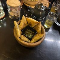 Samosas 10/10!!  at Broc The Kasbah in Marrakech