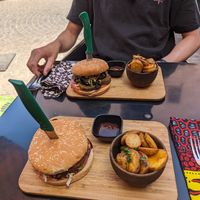 Vegan Burgers at Broc The Kasbah in Marrakech