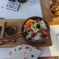 Poke bowl at Broc The Kasbah in Marrakech