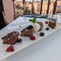 French toast vegan at Broc The Kasbah in Marrakech