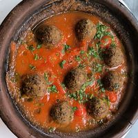 Tajine con falafel at Broc The Kasbah in Marrakech