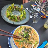 Quinoa salad and ramen. Both perfect. at Broc The Kasbah in Marrakech