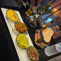 Startes. All tasted great😄good to have a little bit of everything.. at Broc The Kasbah in Marrakech