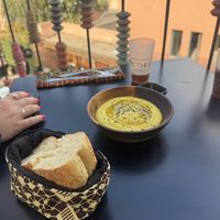 Curry Houmous  at Broc The Kasbah in Marrakech