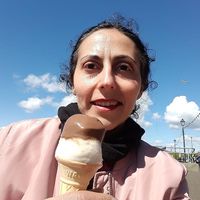 chocolate and coconut ice cream. All vegan. All delicious.  at Geraldo's in Largs