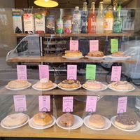 The display at Machino Donuts - Bloor St in Toronto