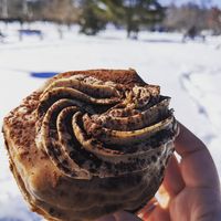 Tiramisu cronut 🥹 at Machino Donuts - Bloor St in Toronto