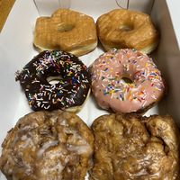 Love the fritters  at Machino Donuts - Bloor St in Toronto