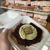 Dubai Chocolate Brownie  at Machino Donuts - Bloor St in Toronto