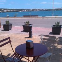 Terrace Seating at El Cucurucho Heladeria  - Es Castell in Menorca