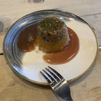 Vegan haggis   at Ben Nevis Inn in Fort William