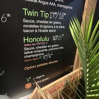 Poutine menu  at Shack Attakk in Mont-saint-hilaire