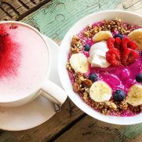 Amazing vegan food, nutritious and healthy without compromising on taste! The cakes and sweets are AMAZING, mostly raw and all free from refined sugar. All homemade. Lovely place! at Kind Kitchen in Bournemouth