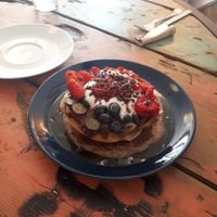 We'll topped pancakes! at Kind Kitchen in Bournemouth