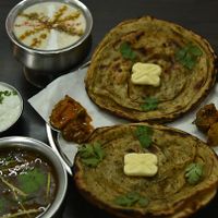 Breakfast at Zamindara Dhaba in Bari Brahmana