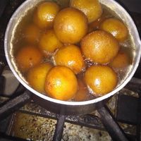 Desert at Zamindara Dhaba in Bari Brahmana
