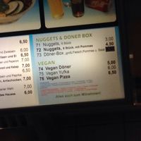 The Menu at Gül Kebap in Landau