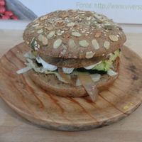 Veggieburger. at Nectare in Bologna