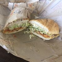 Vegan Buffalo Chick ‘N Sandwich at Ike's in Mesa