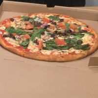 Pizza to go from Oath pizza. at Oath Pizza in New York City