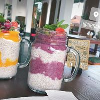 Chia Mango and Chia bomb purple rain  at Urban Jungle in Ubud