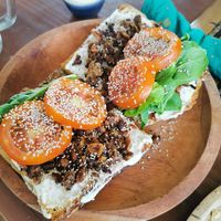 Oncom toast at Urban Jungle in Ubud