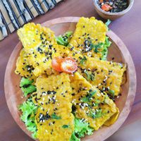 Fried tempeh as an appetiser. Really good! at Urban Jungle in Ubud