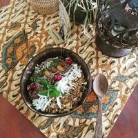 smoothie ball at Urban Jungle in Ubud