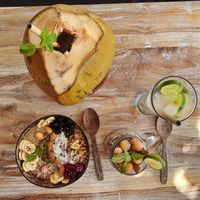 Smoothie Bowl + Coconut  at Urban Jungle in Ubud