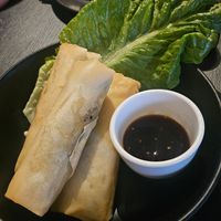 Spring rolls at Din Dins in Albury
