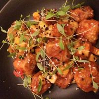 Delicious tofu at Din Dins in Albury