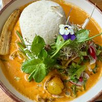 Thai Red Curry (vegan) at Bayleaf Bistro in Cork