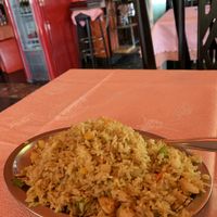 Vegetable Fried Rice with Curry & Tofu at Chu Lin in Lanzarote