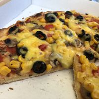 Pizza veggi vegetaria! Tasty  at Deluxe in Stuttgart