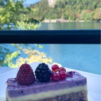 Raw cake at Kavarna Park - The Park Cafe in Bled