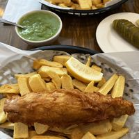 banana blossom "fish”  at Sutton and Sons - Graham Rd in North London