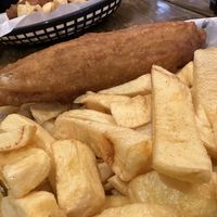 vish & chips  at Sutton and Sons - Graham Rd in North London