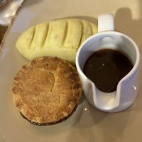 Seitan Steak Pie with AMAZING mashed potatoes and gravy   at Sutton and Sons - Graham Rd in North London