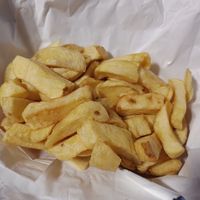 Medium chips at Sutton and Sons - Graham Rd in North London
