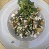 chimichurri potatoes   at Fig in Split