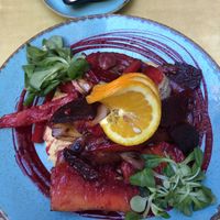 roasted veg and hummus   at Fig in Split